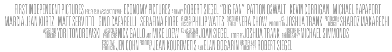 Big Fan The Movie billing